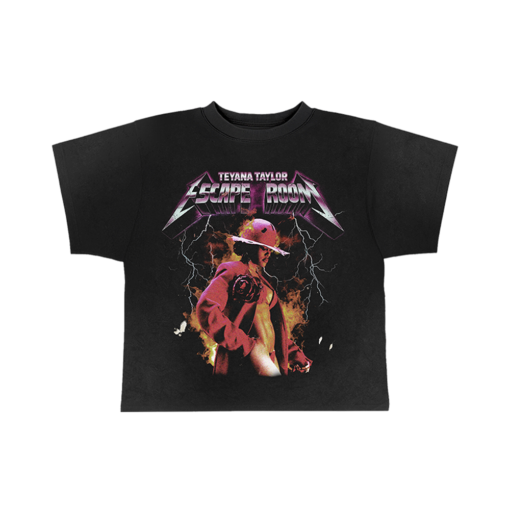 Pink Metal Tee In Potassium Front