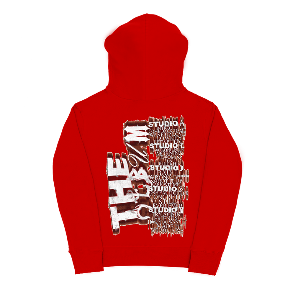Teyana Head Red Hoodie Back