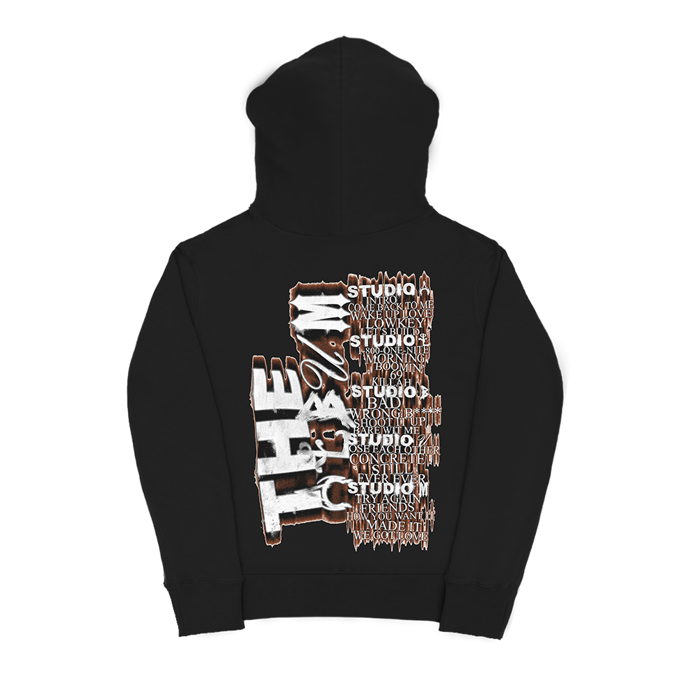 Teyana Head Black Hoodie Back