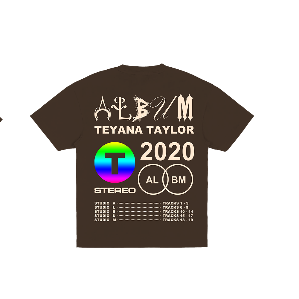 Vinyl Record Brown T-Shirt Back