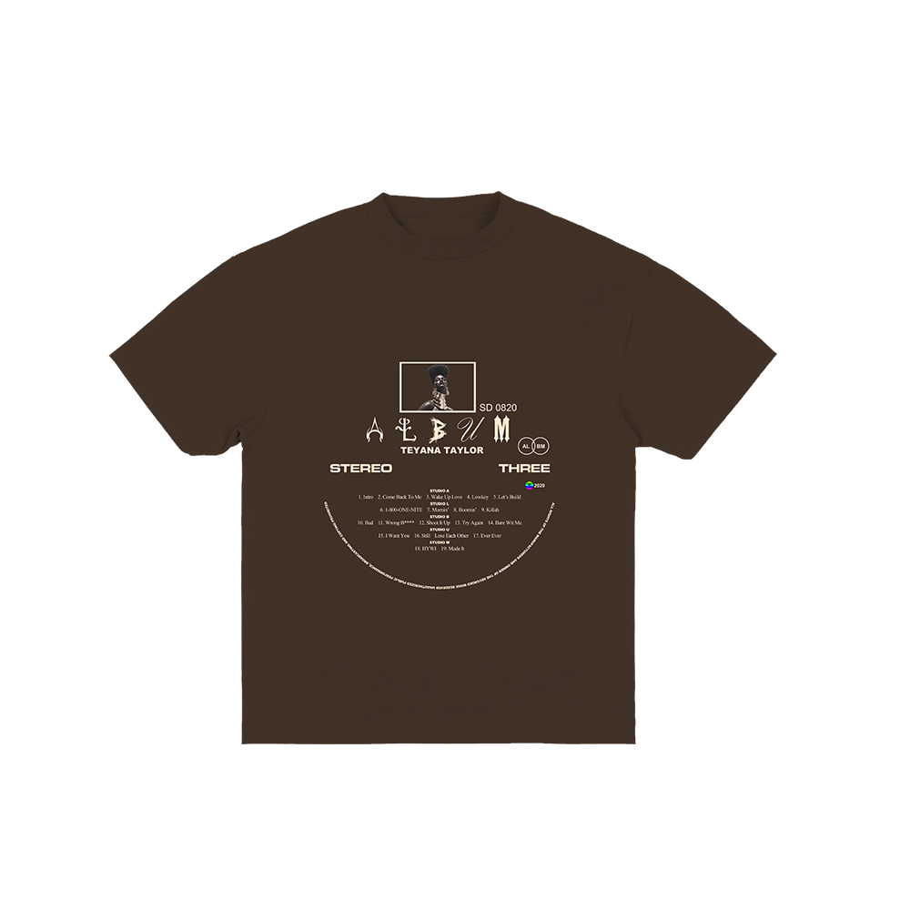 Vinyl Record Brown T-Shirt