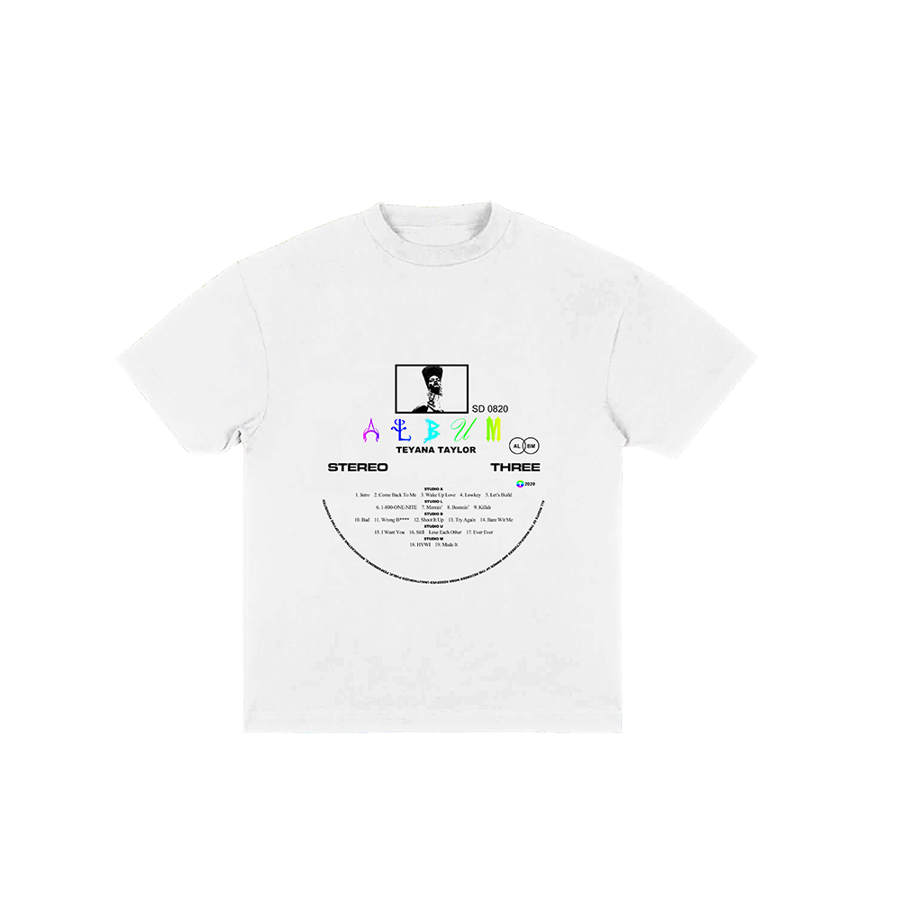 Vinyl Record White T-Shirt