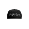 Script Hat In Black Front