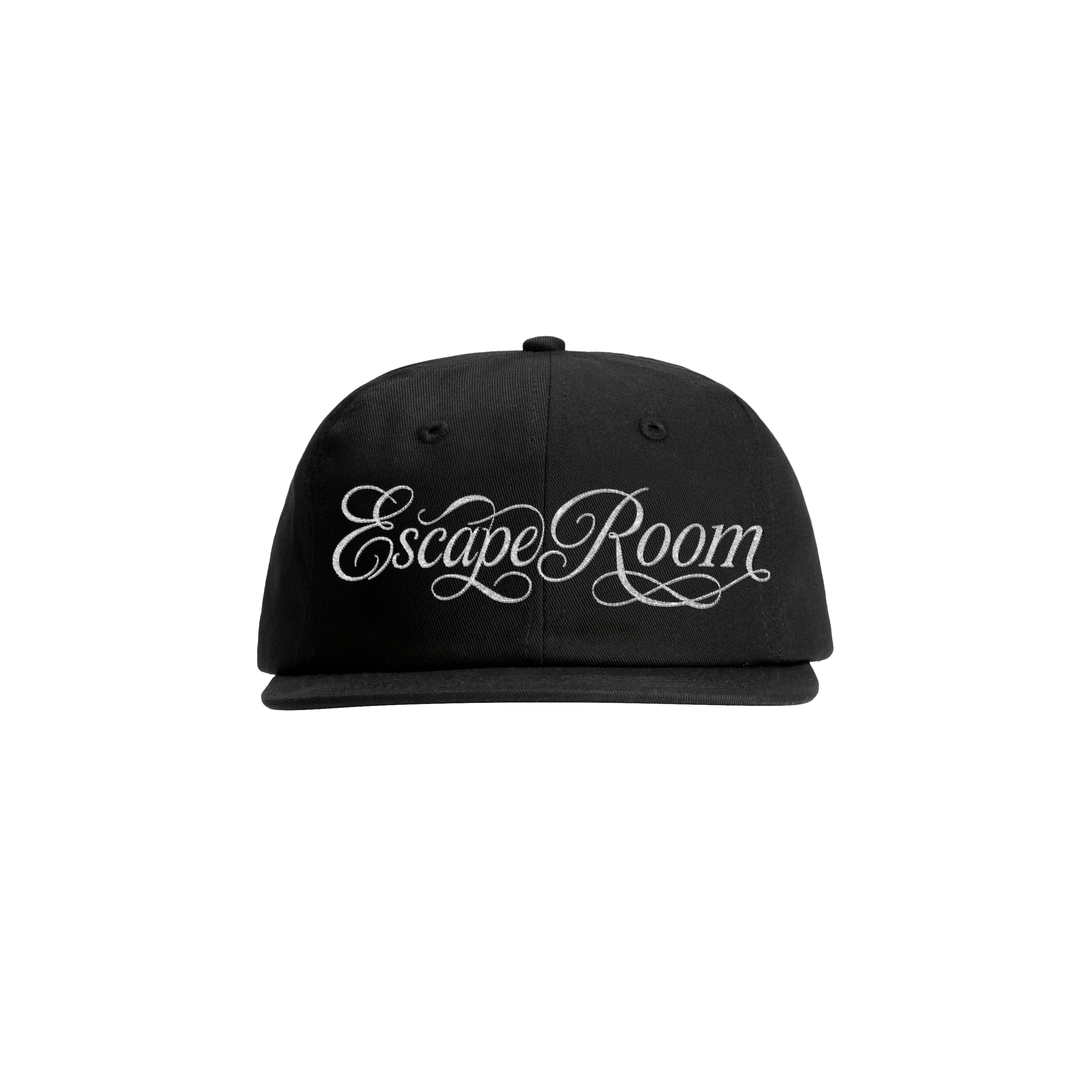Script Hat In Black Front