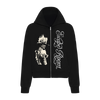 Tey's Note Zip Hoodie In Black