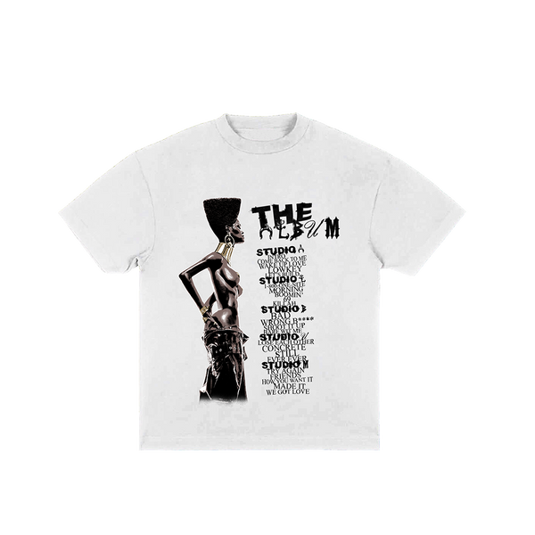 Tracklist White T-Shirt – TEYANA TAYLOR | OFFICIAL SHOP