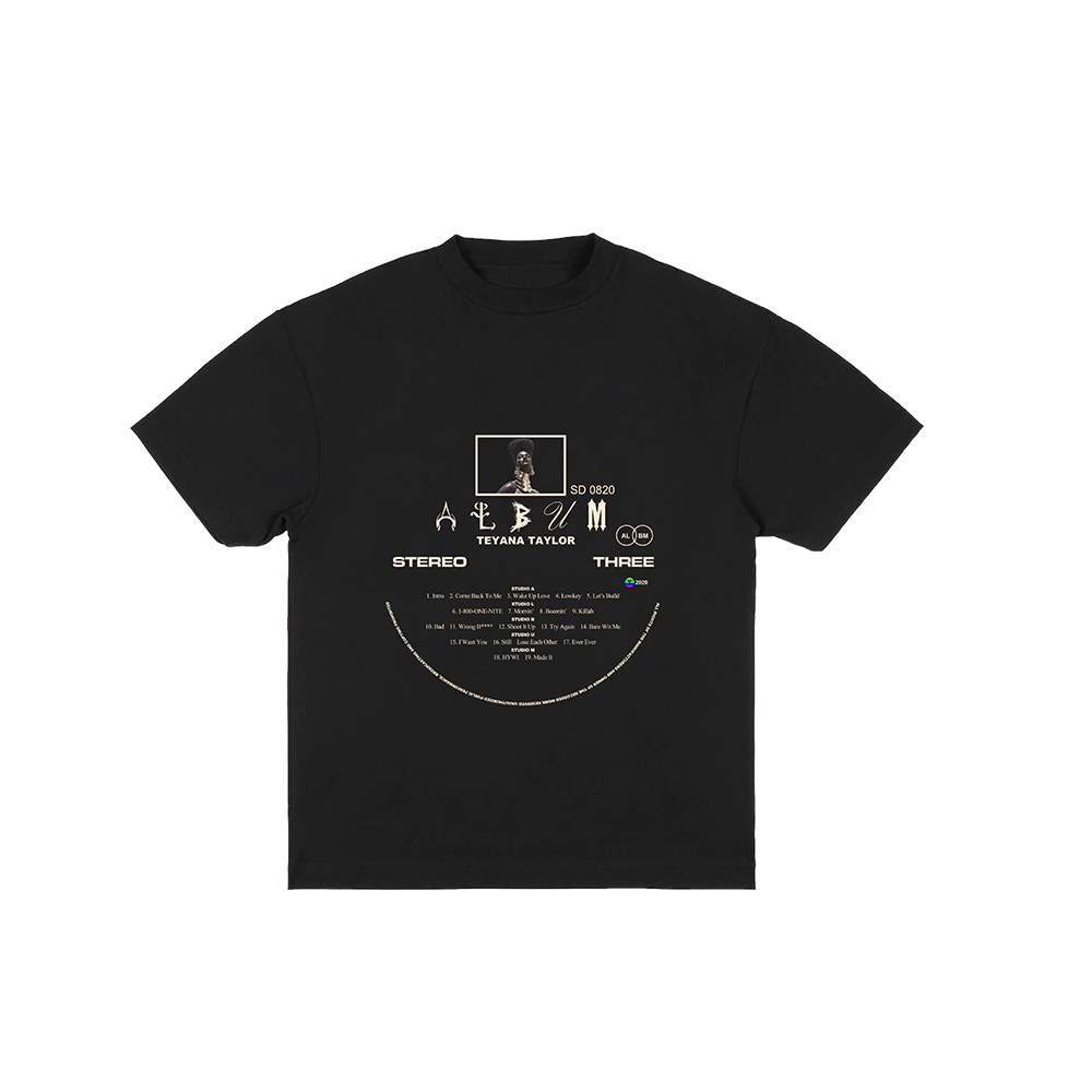 Vinyl Record Black T-Shirt
